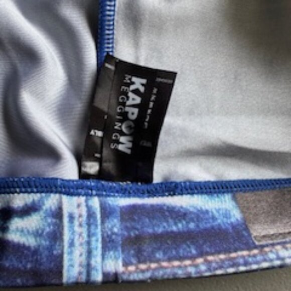 Men's Kapow Meggings, Size Large Denim Dan Style - Picture 3 of 4